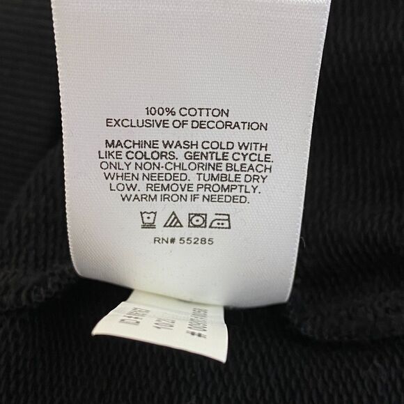 New Express Ruffle Lace Mock Neck Whimsy Goth Sweatshirt Women's Size Large - Picture 7 of 10